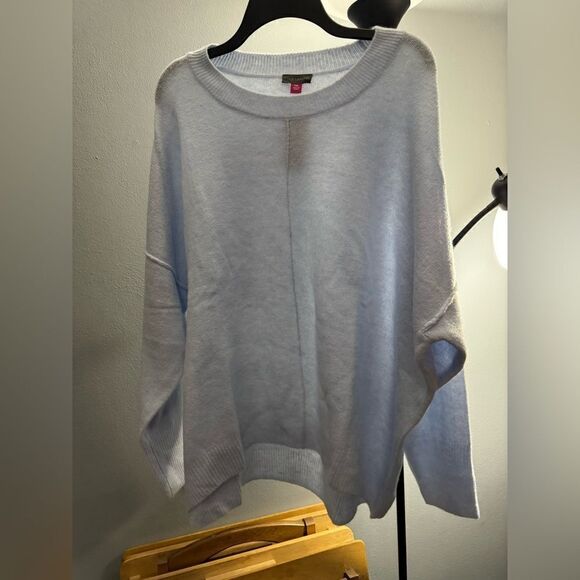 Vince Camuto Crew Neck Extended Shoulder Seamed Cozy Statement Sweater NWT XXL - Picture 6 of 8